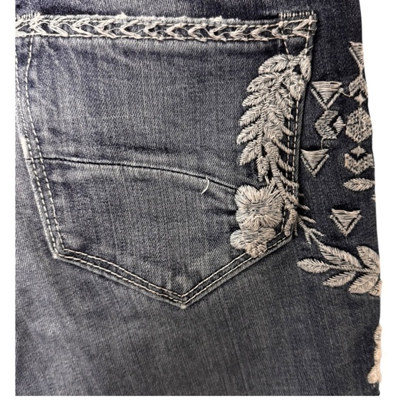 Sundance Driftwood Denim Jeans Marilyn Embroidery boho festival hippie size 29 - Picture 8 of 11